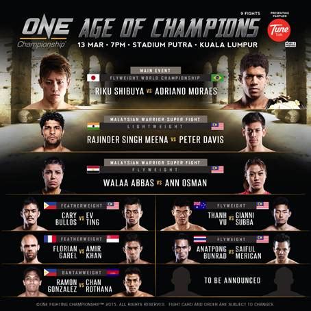 one fc results|Latest ONE Championship Results .